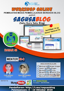 Laporan Mentor Workshop Online SAGUSABLOG 48 Dasar