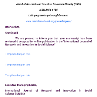 Artikel Jurnal Internasional Ilmu Sosial Tanpa Revisi, Desbud.id